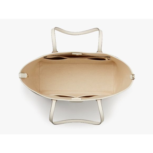 New Kate Spade Sutton Tulip Toss Printed Medium Tote - Picture 4 of 5